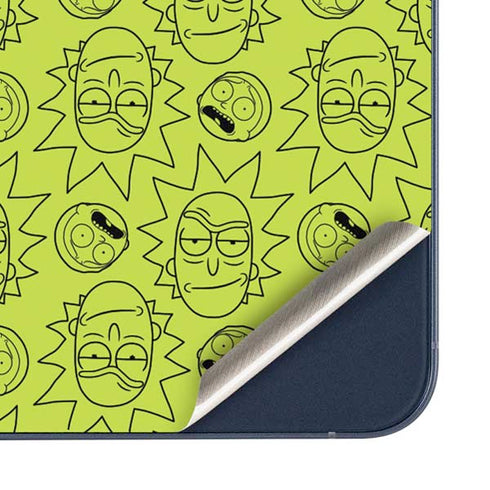 Adult Swim Rick and Morty Rick and Morty All Over Print Galaxy A35 5G Skin